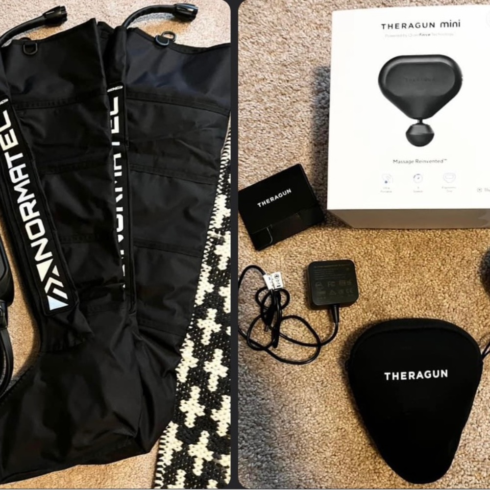 Normatec Pulse 2.0 and Theragun Mini Bundle